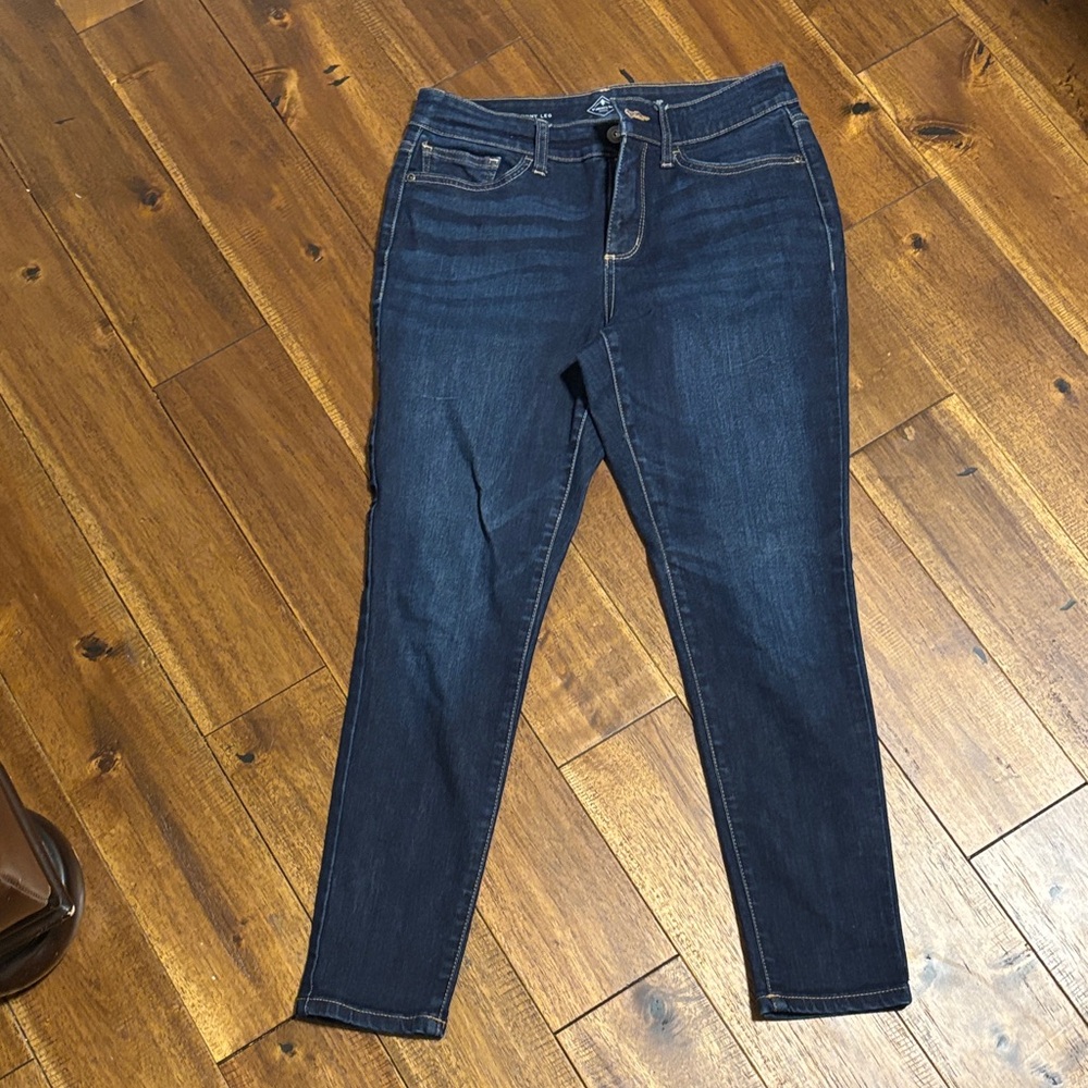 St. John's Bay Women's Dark Indigo Skinny Jeans